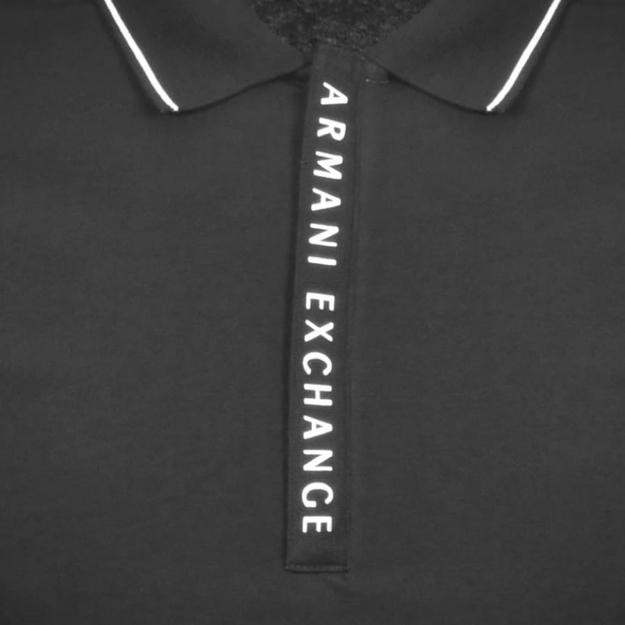 Alternative Image for ProductArmani Exchange Short Sleeved Polo T Shirt Grey3
